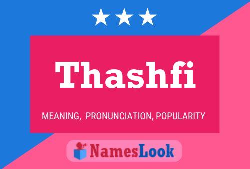 Thashfi Name Poster