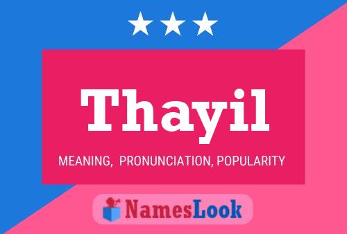 Thayil Name Poster