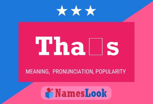 Thaís Name Poster