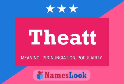 Theatt Name Poster