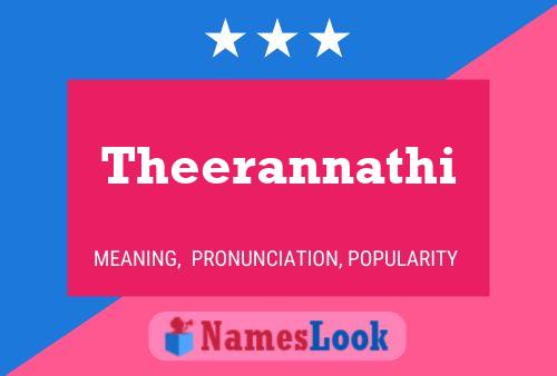 Theerannathi Name Poster