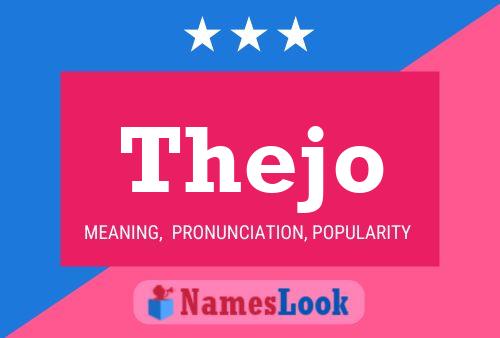 Thejo Name Poster