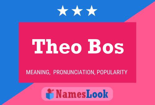 Theo Bos Name Poster