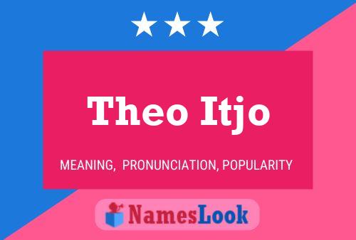 Theo Itjo Name Poster