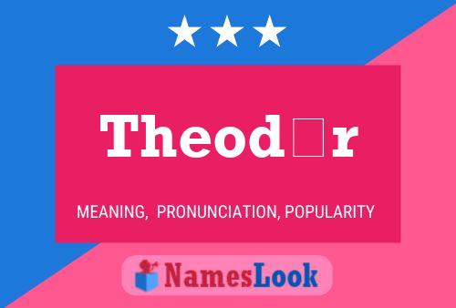 Theodór Name Poster