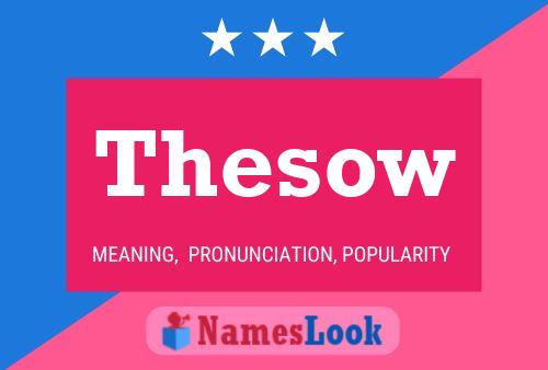 Thesow Name Poster