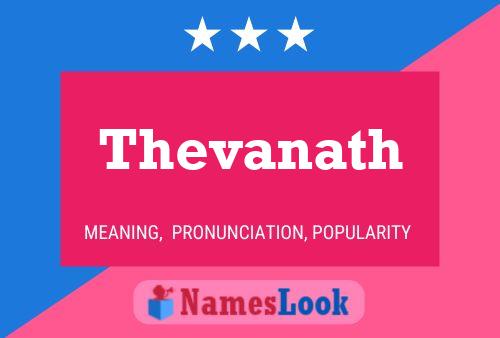 Thevanath Name Poster