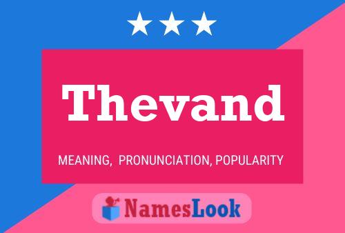 Thevand Name Poster