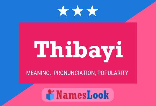 Thibayi Name Poster