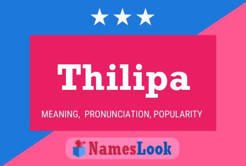 Thilipa Name Poster