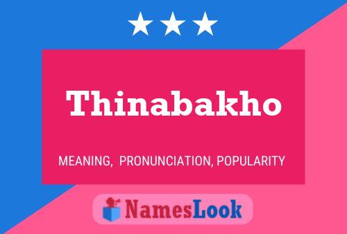 Thinabakho Name Poster