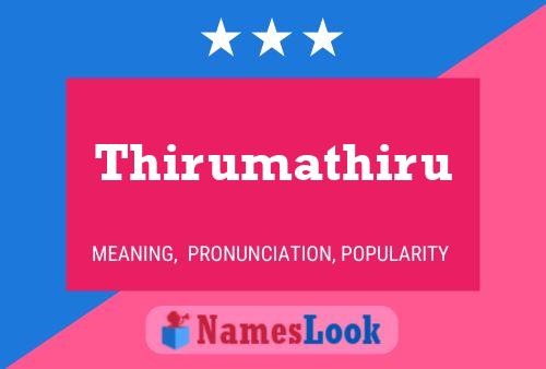 Thirumathiru Name Poster