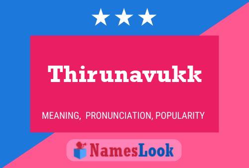 Thirunavukk Name Poster