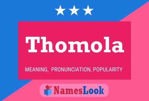 Thomola Name Poster