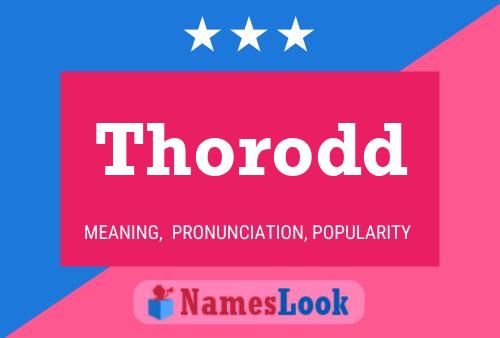 Thorodd Name Poster