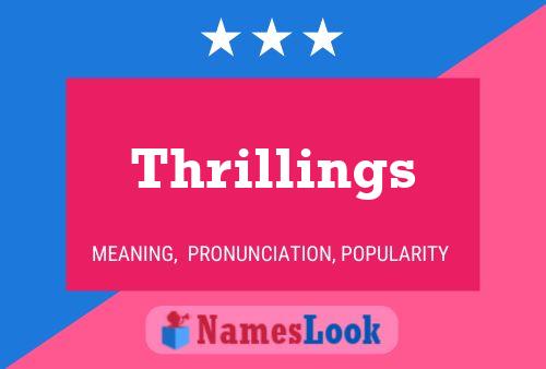 Thrillings Name Poster