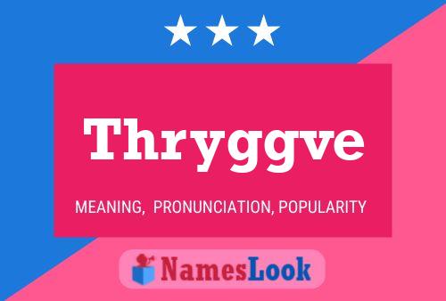 Thryggve Name Poster