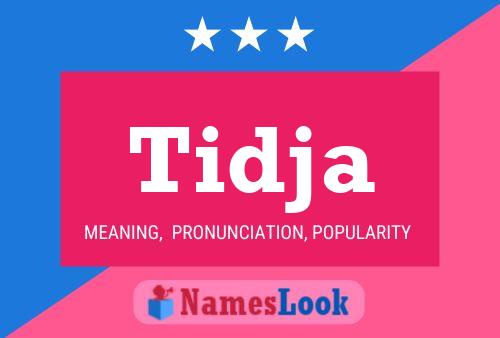 Tidja Name Poster