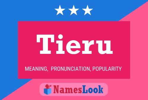 Tieru Name Poster