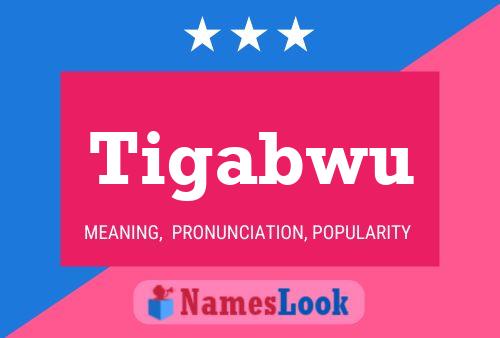 Tigabwu Name Poster