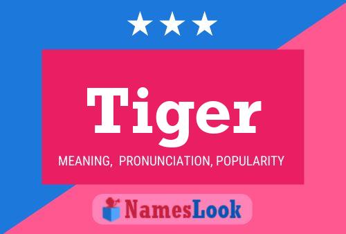 Tiger Name Poster