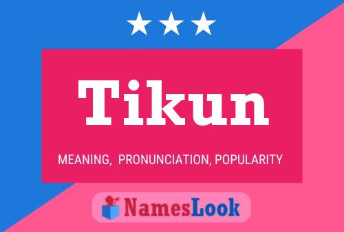 Tikun Name Poster