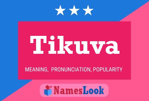 Tikuva Name Poster