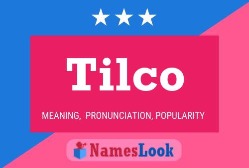 Tilco Name Poster