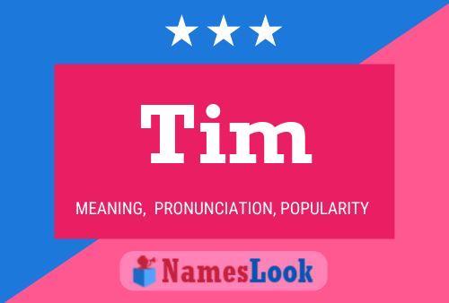 Tim Name Poster