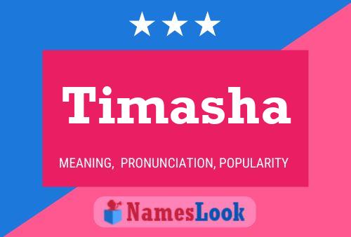 Timasha Name Poster