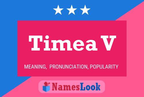 Timea V Name Poster