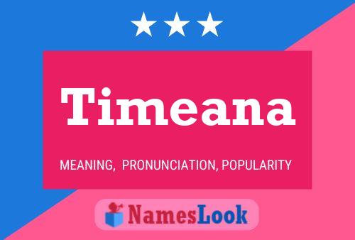 Timeana Name Poster