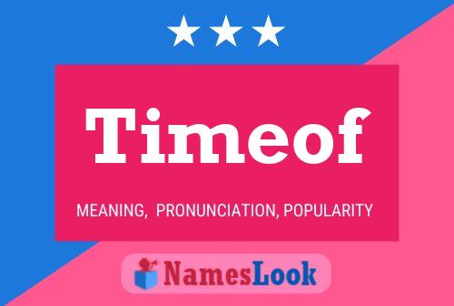 Timeof Name Poster