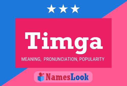 Timga Name Poster