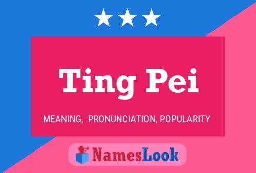 Ting Pei Name Poster