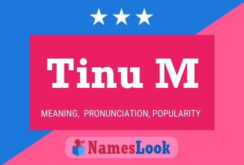 Tinu M Name Poster