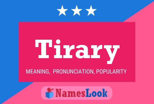 Tirary Name Poster