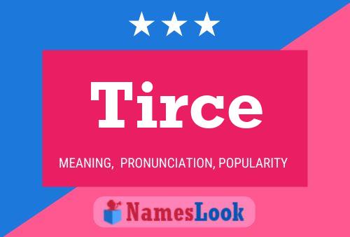 Tirce Name Poster