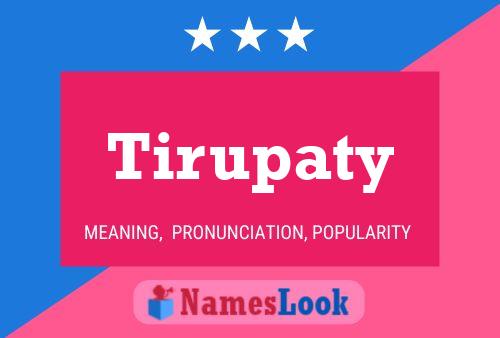 Tirupaty Name Poster