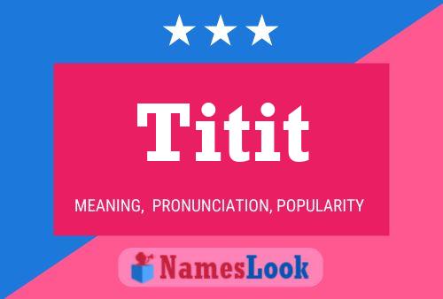 Titit Name Poster