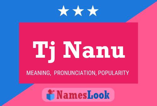 Tj Nanu Name Poster