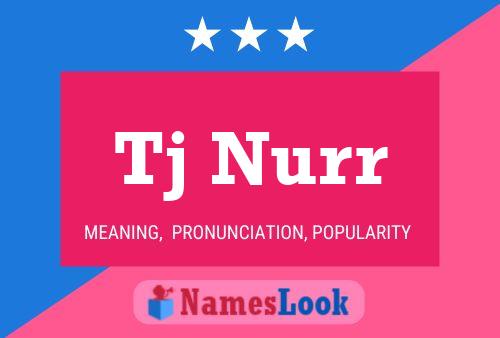 Tj Nurr Name Poster