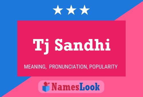 Tj Sandhi Name Poster