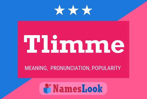 Tlimme Name Poster