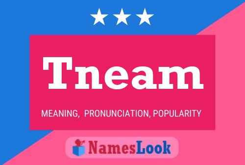 Tneam Name Poster