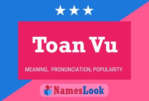 Toan Vu Name Poster