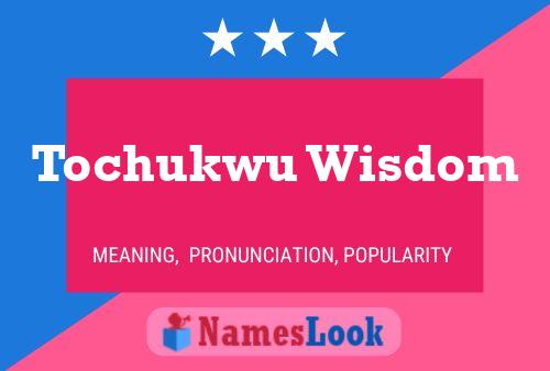 Tochukwu Wisdom Name Poster