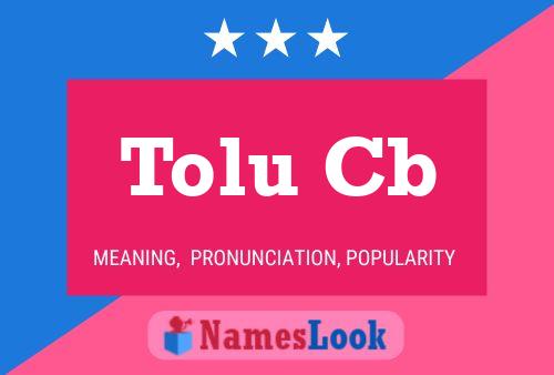 Tolu Cb Name Poster