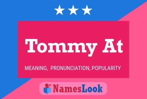 Tommy At Name Poster