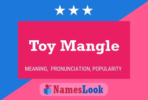 Toy Mangle Name Poster